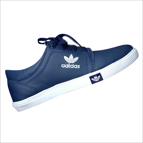 Mens Casual Blue Canvas Shoes