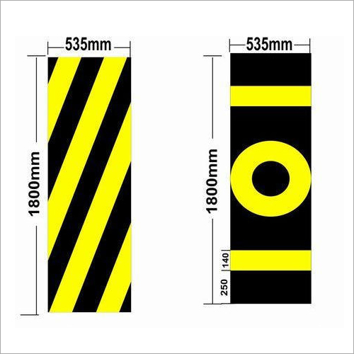 Railway Signal Sighting Zebra Plate Sign Board