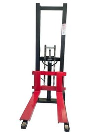 Manual Hydraulic Hand Stacker - Color: Red
