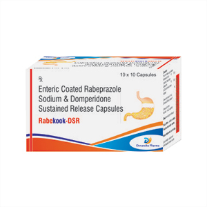 Enteric Coated Rabeprazole Sodium And Domperidone Sustained Release Capsules