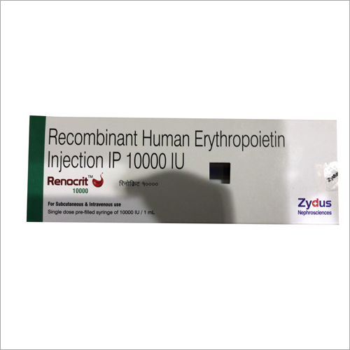 10000 IU Recombinant Human Erythropoietin Injection IP