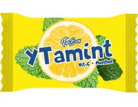 Vitamin Lemon Candy - Solid Form, Piece Shape, Weight 3.3g | Eggless, Fat Contains 0.22%, 12 Months Shelf Life, Refreshing Lemon Flavor