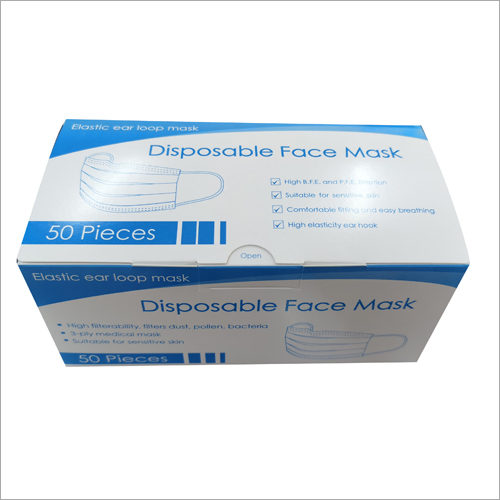 50 Pieces Disposable Face Mask