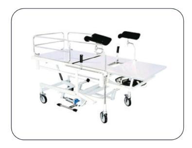 Delivery Table Hydraulic - Color: White