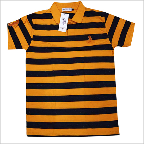 Mens Half Sleeve T Shirt - Striped Cotton Blend, Sizes M/L/XL | Comfortable Fit for Everyday Wear, Casual Style, Versatile Design