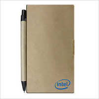Eco-friendly Sticky Note Pad With Pen - Paper Material, 1 Piece, Gift Use | Perfect For Promotional Gifts And Eco-conscious Branding