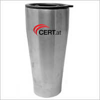 Steel Sipper Mug - Stainless Steel, Round Shape | Ideal For Hot Water, Tea, And Coffee Enjoyment