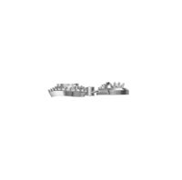 Diamond Earring CVD TCW 1.62 14K gold 6.1 gm