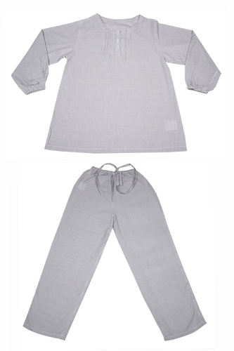 Pajama Set Small Strip