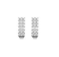 Diamond Earring CVD TCW 0.960 14K gold 3.8 gm