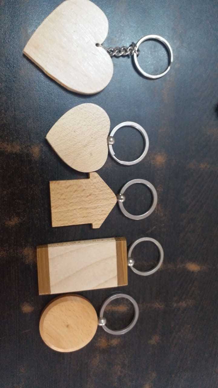 wooden keychain
