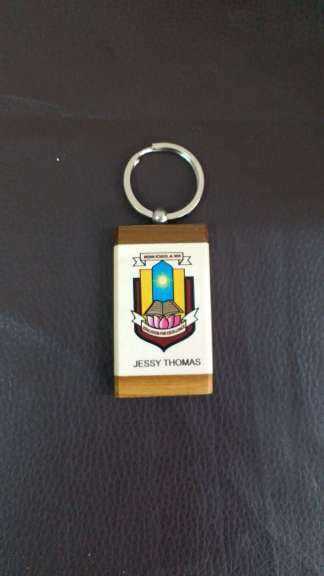 wooden keychain