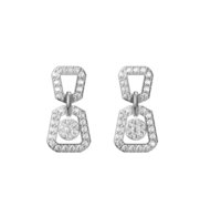 Diamond Earring CVD TCW 0.74 14K gold 4.5 gm