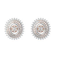 Diamond Earring HPHT TCW 0.89 18K gold 3.1 gm