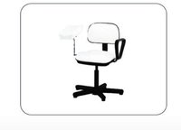 Blood Drawing Chair - Powder-coated Steel Frame, 18x20x32 Inches, Adjustable Height | Ergonomic Design, Fixed Backrest, Cushioned Seat