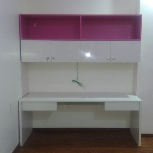 Wooden Table and Cabinet
