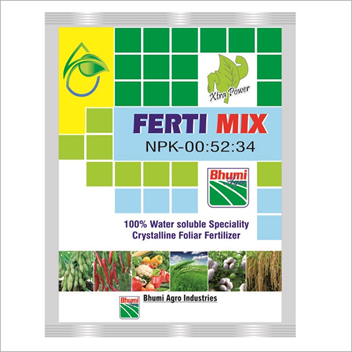 Ferti Mix Npk Water Soluble Crystalline Foliar Fertilizer Application: Agriculture