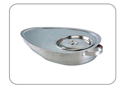 Bed Pan With Lid Stainless Steel