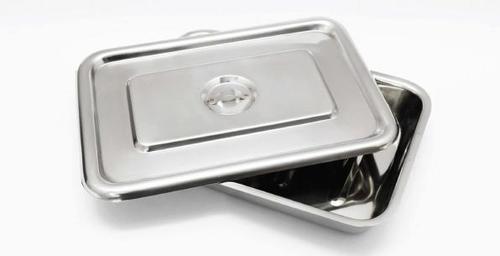 Instrument Tray Stainless Steel With Cover By ACE MEDICAL CORPORATION