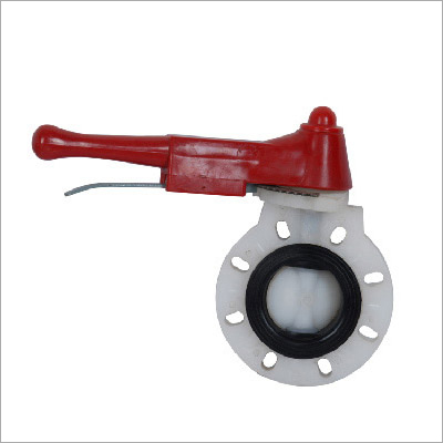Flange End PP Butterfly Valve