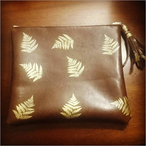 Printed Gold Leafing Hand Bags
