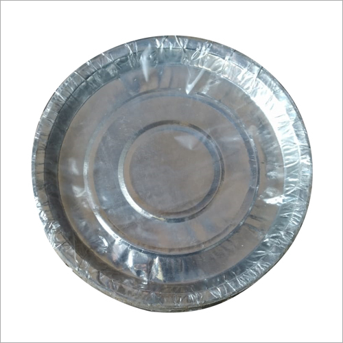 Silver Eco Friendly Paper Plate