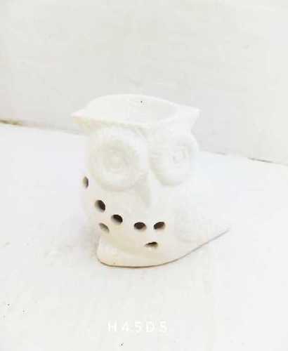 Ceramic owl shape oil burner