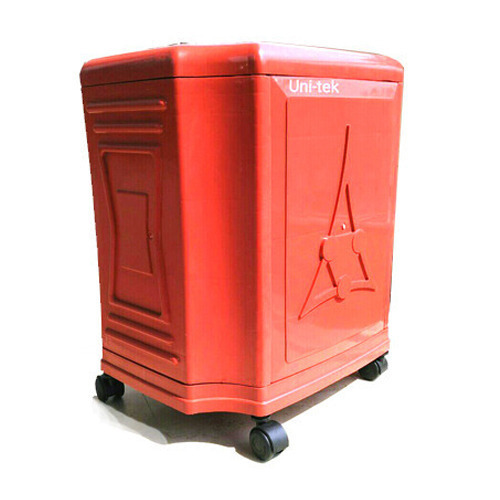 Red Double Battery Inverter Trolley