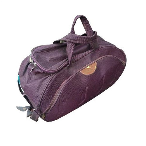 Maroon Canvas Travel Duffle Bag