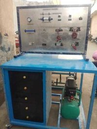 Pneumatic Trainer Kit - Metal & Plastic, Variable Dimensions, Blue | Easy To Use, Educational Tool, Hands-on Training, Pneumatic Systems