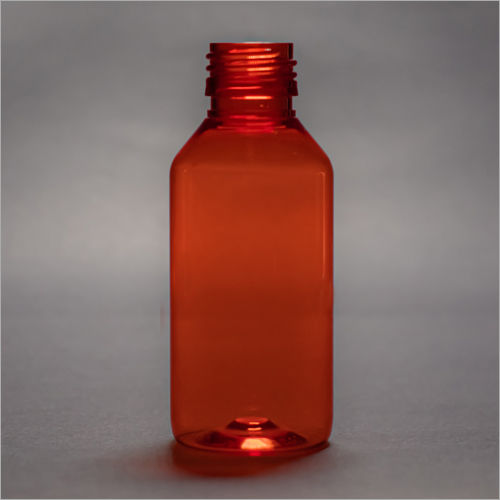 100 ml Red Round Pharmaceutical PET Bottle