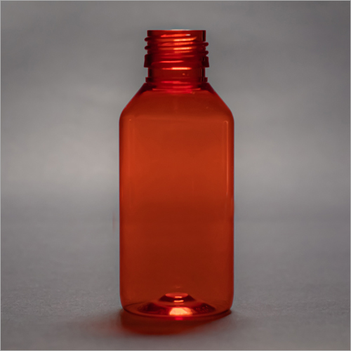 100 ml Red Round Pharmaceutical PET Bottle