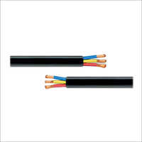 6 Sq Mm Submersible Flat Cable - Copper Material, 100 M Length, Blue Color | Insulated With Pvc/xlpe, Rated 230 Ampere, 50 Hertz Frequency