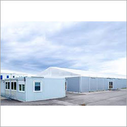 White Portable Warehouse Cabin