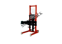Industrial Drum Stacker And Tilter - Color: Red