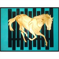 wooden antique wall hanging