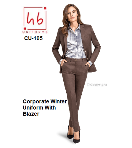 Corporate Winter Uniform With Blazer