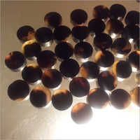 Metal Buffalo Horn Button