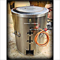 Steel Gas And Charcoal Tandoor - Power Source: Electric