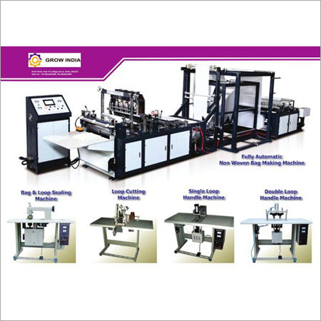 W Cut Fully Automatic Non Woven Bag Making Machine