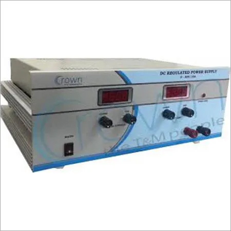DC Regulated Power Supply - 0-32V/10A, Digital Meter Monitoring, Short Circuit & Overload Protection