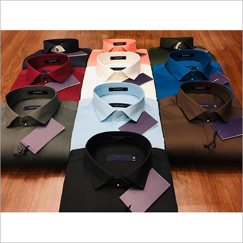 Mens Plain Cotton Shirts - 100% Soft Cotton Material | Classic Fit, Smooth Texture, Versatile for Everyday Wear, Available in Multiple Colors