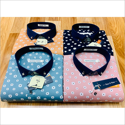 Designer Printed Shirt - Cotton | Stylish Design with Vibrant Patterns and Breathable Comfort for All-Day Wear