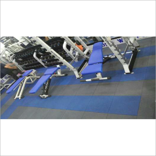 Gym Rubber Tile Flooring Service By GROUND THEORY LLP