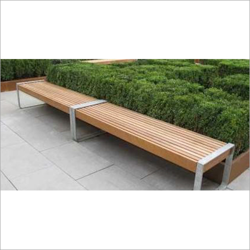 Wooden Park Benches By GROUND THEORY LLP