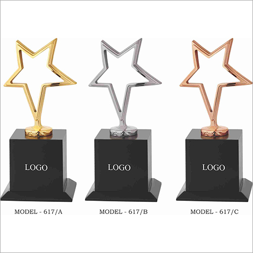 Shine Metal Star Trophies