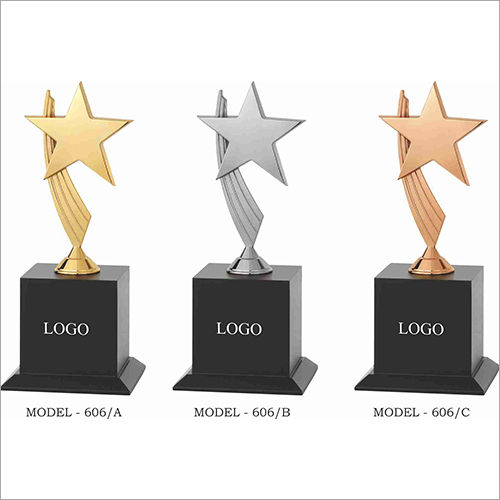 Fancy Star Metal Trophies