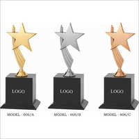 Fancy Star Metal Trophies - Color: All Colors