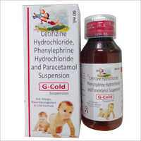Cetirizine Hydrochloride Phenylephrine Hydrochloride And Paracetamol Suspension