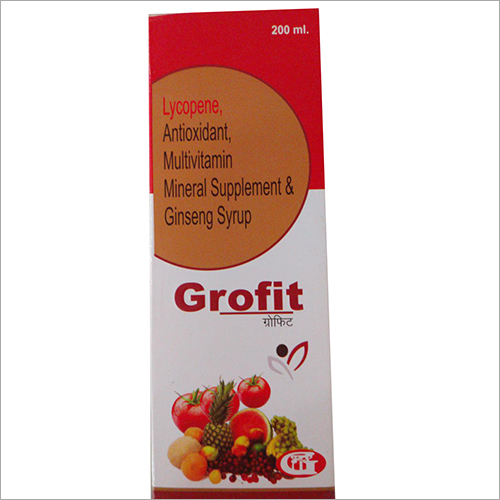 200ml Lycopene Antioxidant Multivitamin Mineral Supplement And Ginseng Syrup